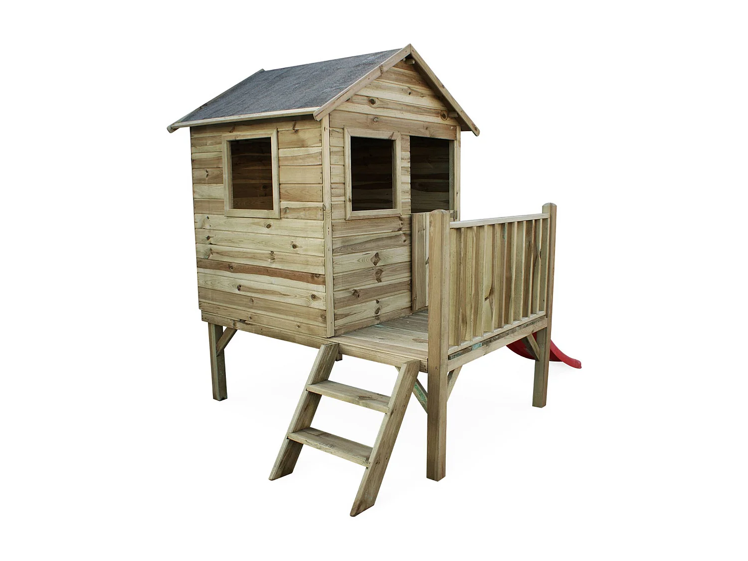 Maisonnette en bois 2m² - Magnolia - cabane pour enfant en pin autoclave