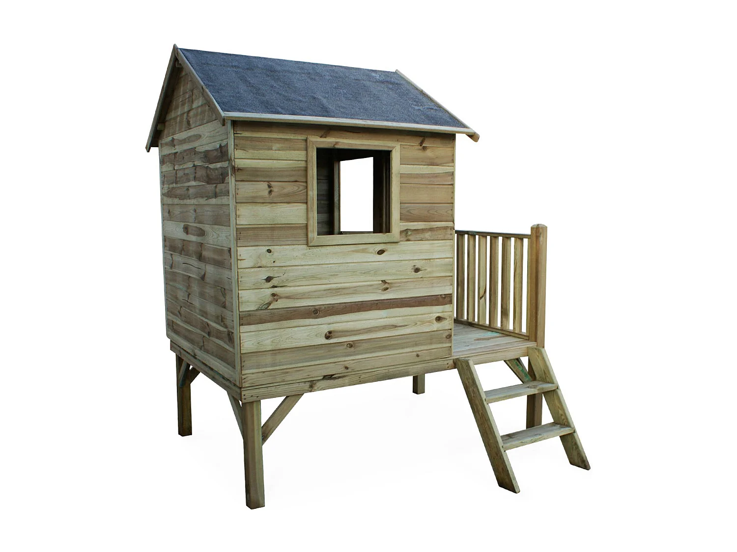 Casa de madera para niños de 2m² madera