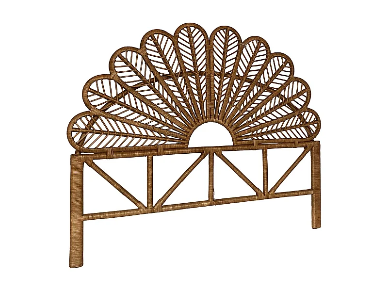 Tête de lit en rotin naturel  L 160 x P6 x H130cm