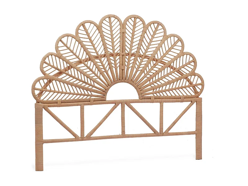 Tête de lit en rotin naturel. Anggun. 160x6x130 cm