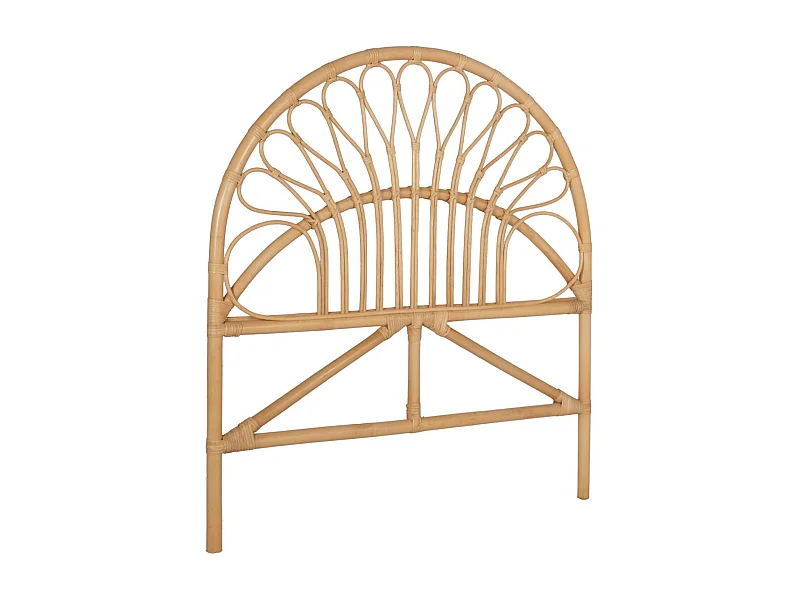 Tête de lit en rotin naturel pour chambre enfant.90x100cm Malacca