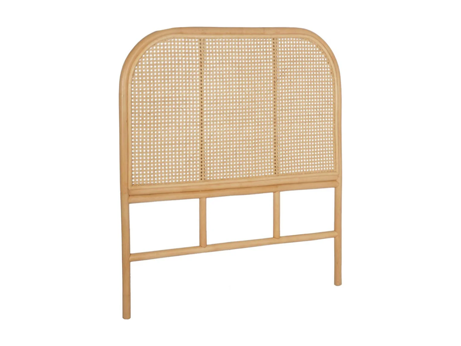 Testiera in rattan naturale e canna