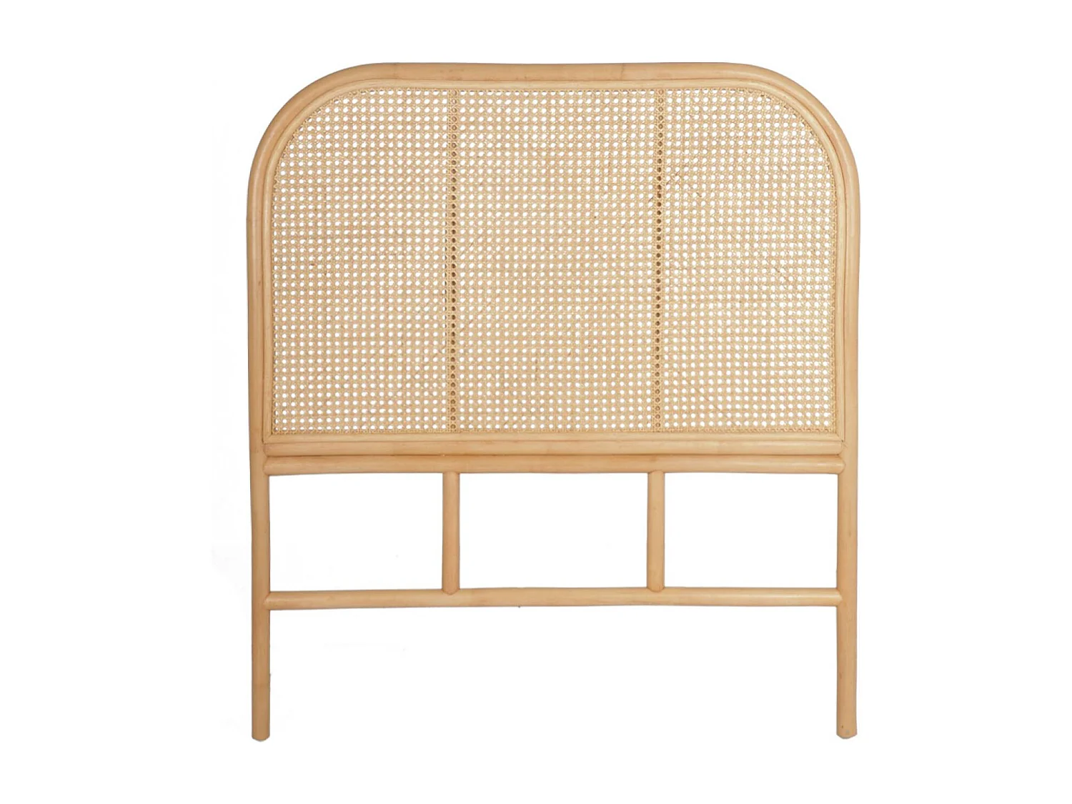 Testiera in rattan naturale e canna