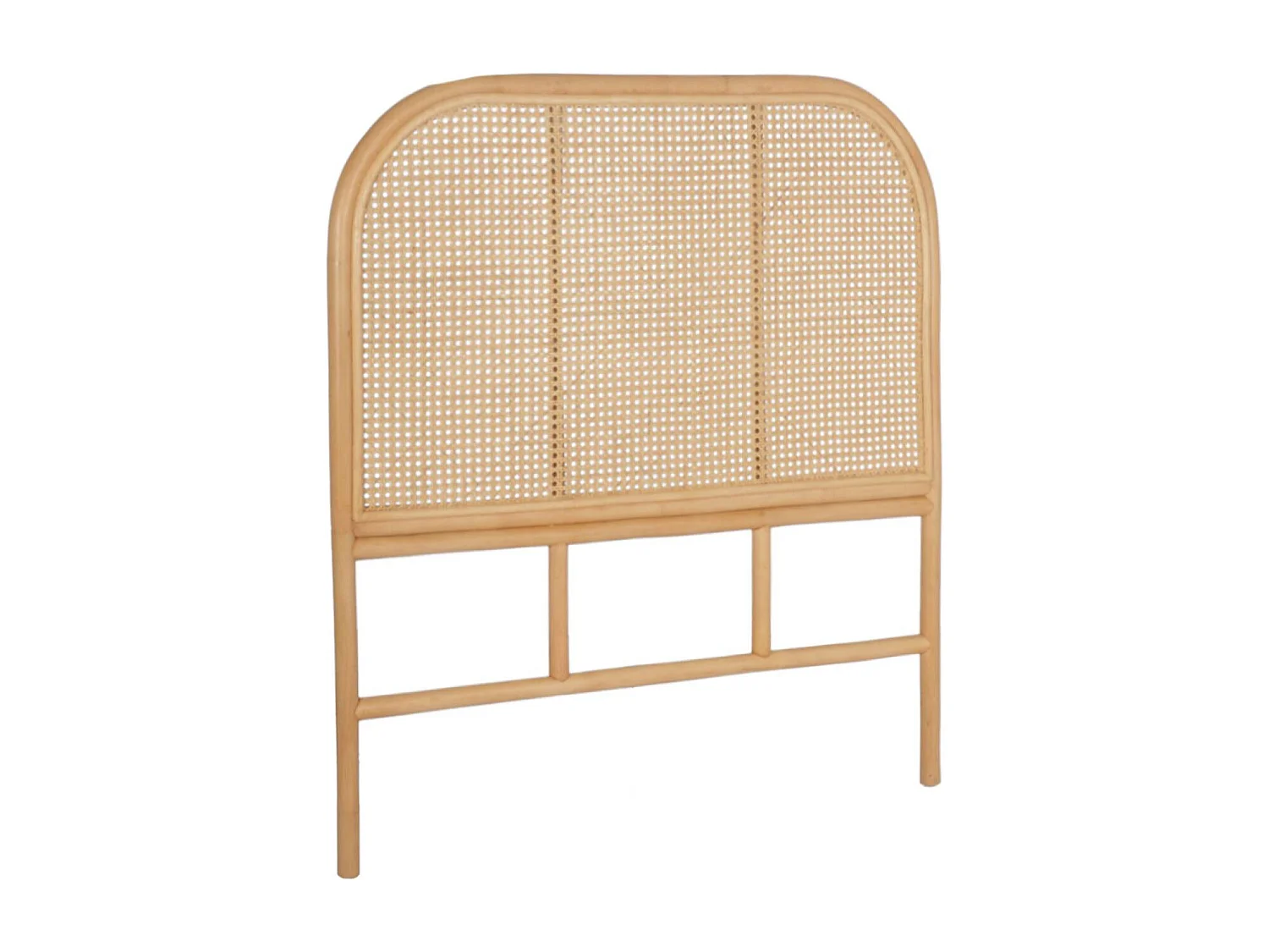 Testiera in rattan naturale e canna