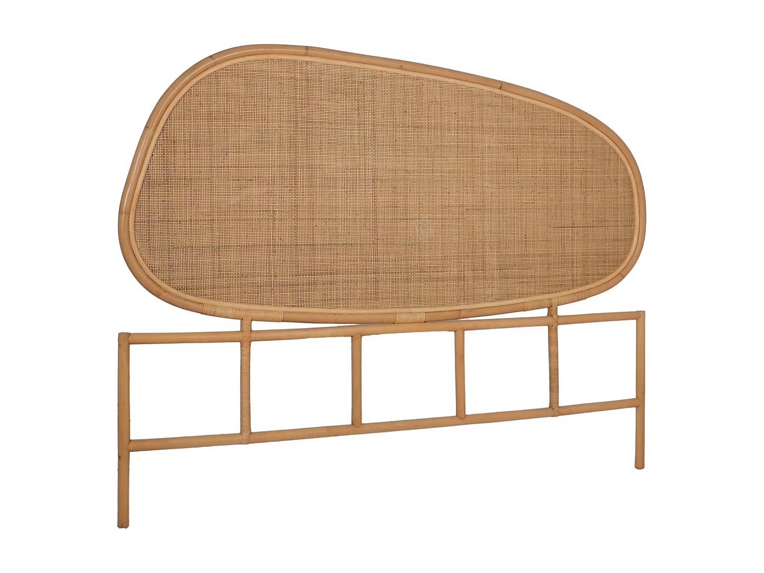 Tête de lit organique en rotin naturel SAMOA 160cm