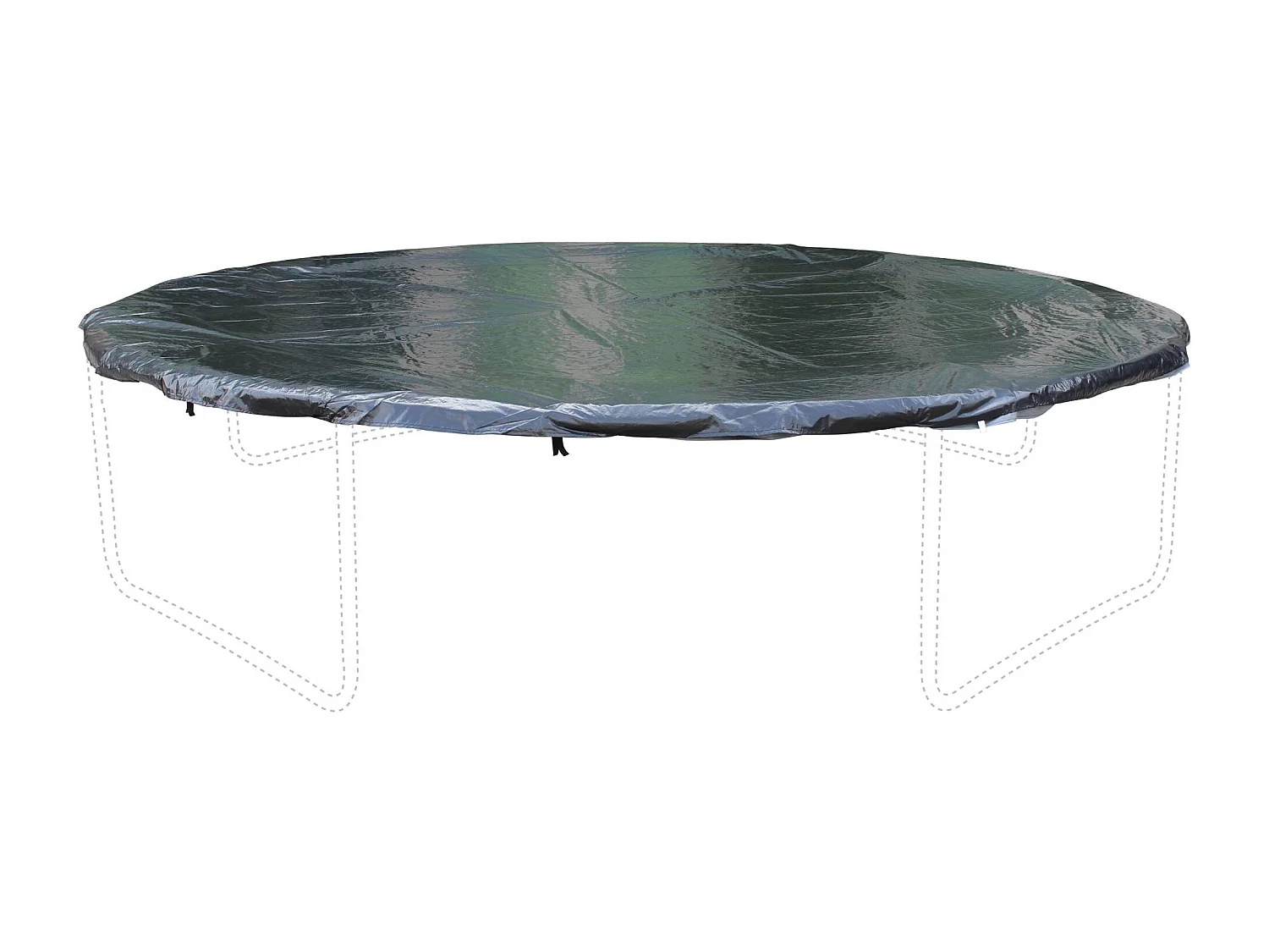 Bâche de protection pour trampoline 400CM - s'adapte parfaitement à toutes les marques de trampolines