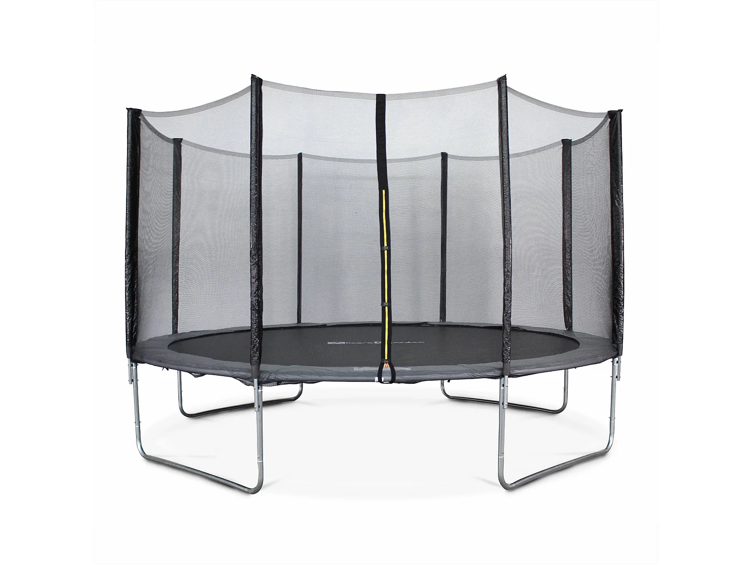 Trampoline rond Ø 400cm gris avec son filet de protection - Mercure - Trampoline de jardin 400 cm 4m| Qualité PRO. | Normes EU