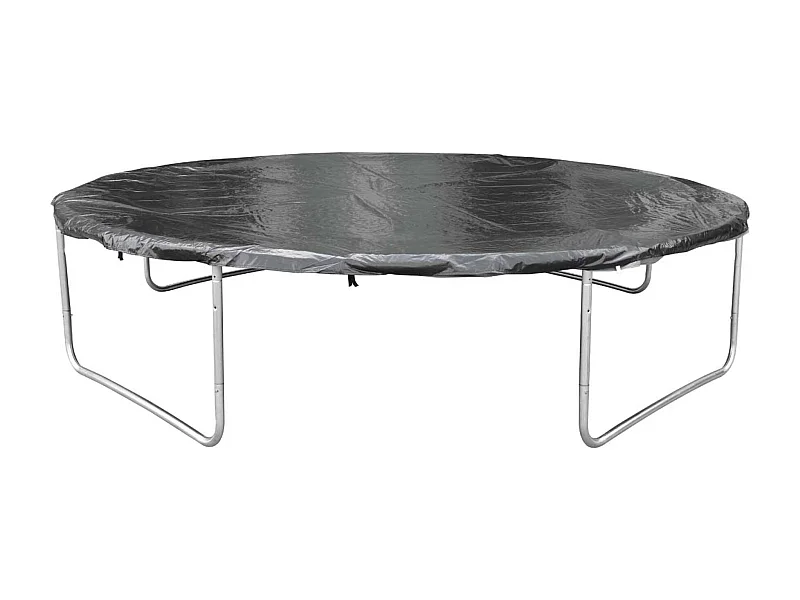 Trampoline 400cm gris avec filet de protection.  échelle. bâche. filet pour chaussures. kit d'ancrage  - Mercure XXL- Trampoline de jardin 400 cm 4m| Qualité