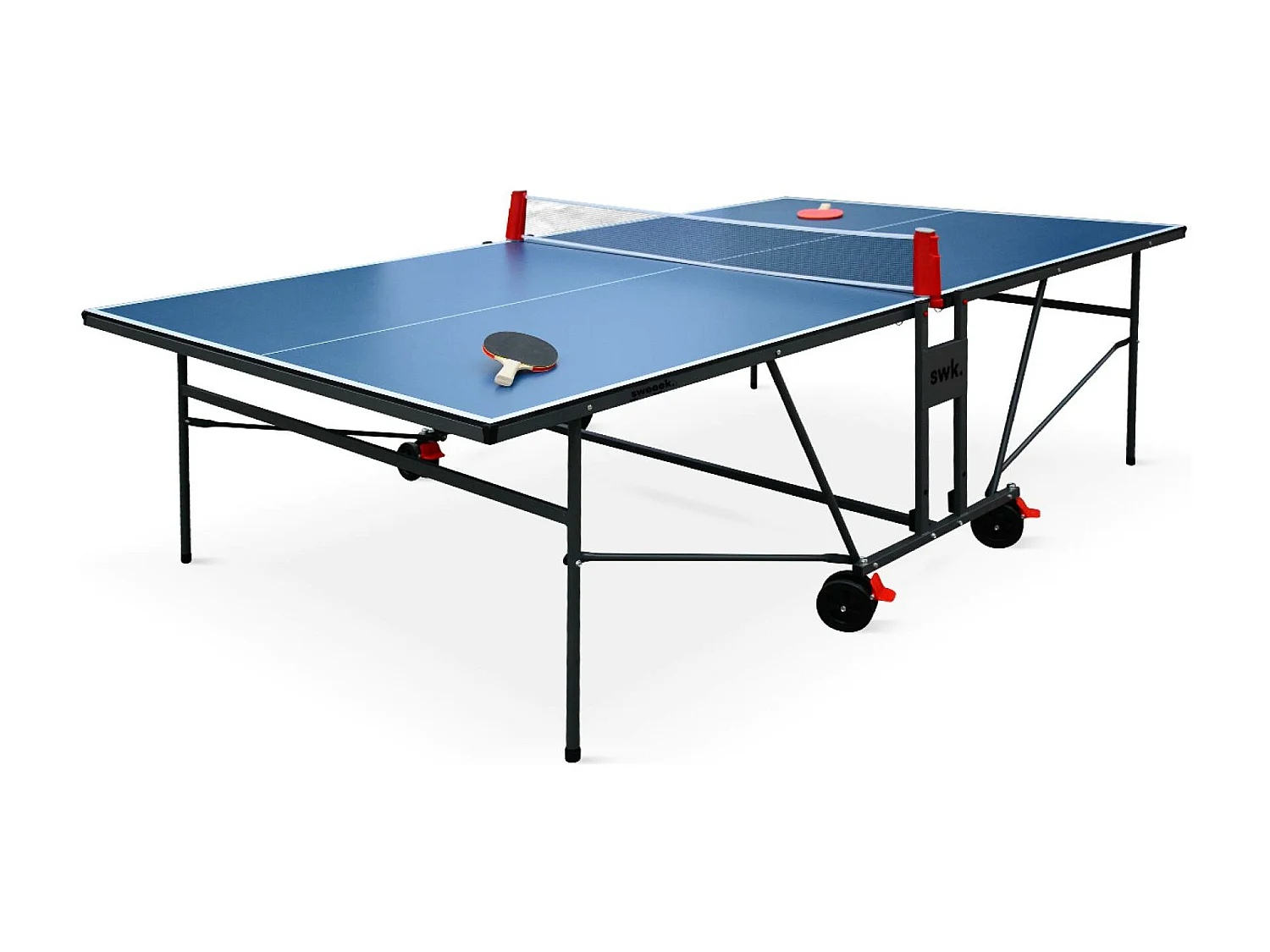 Tavolo da ping pong per interni 274cm con 2 racchette e 3 palline +