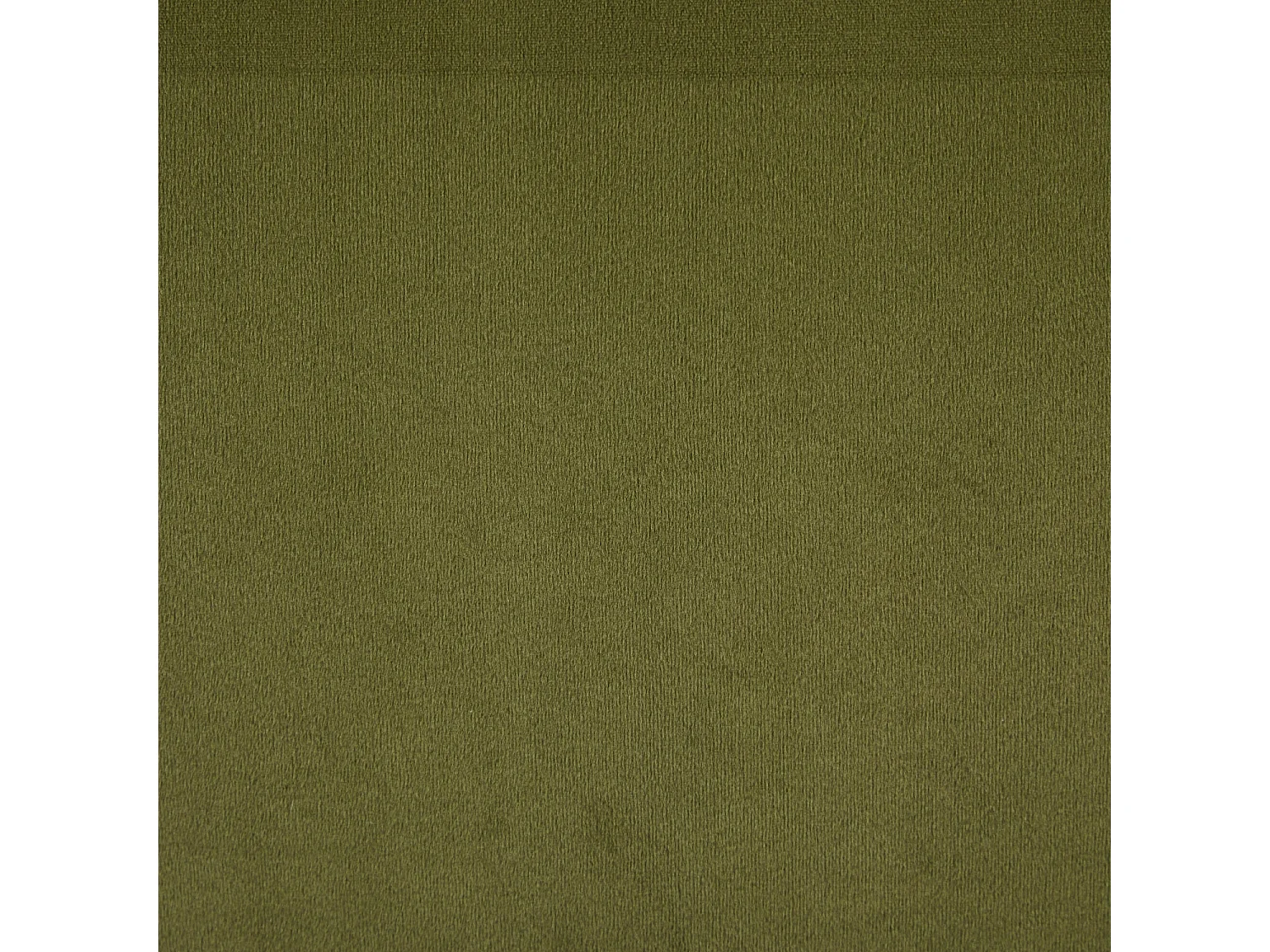 Fauteuil scandinave bois d'hévéa teinté noyer et tissu velours kaki