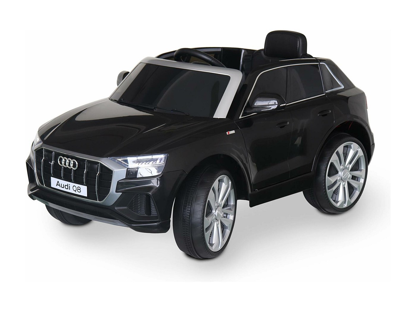 Es-toys Voiture enfant bleue - Voiture électrique Audi SQ8 - avec licence - Batterie 12V et 2 moteurs