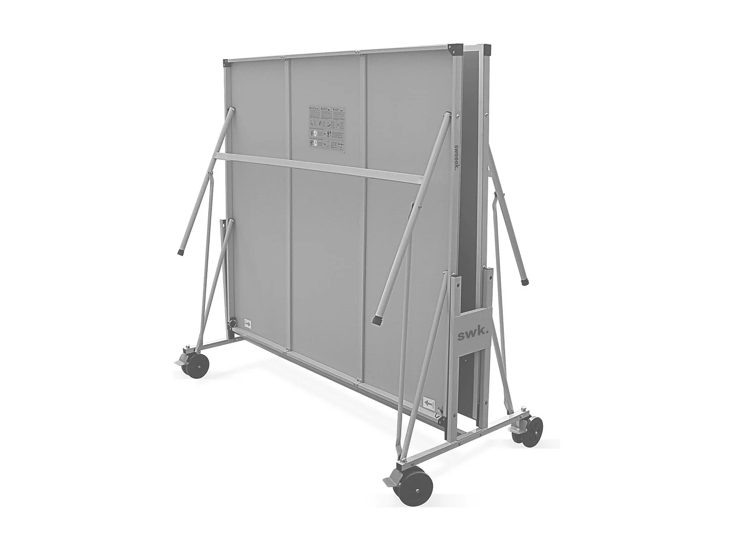 Table de ping pong OUTDOOR bleue - table pliable avec 4 raquettes et 6 balles. pour utilisation extérieure. sport tennis de table