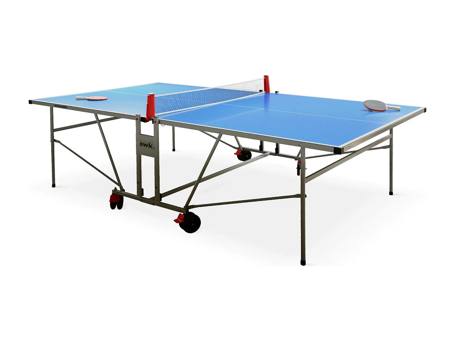 Tavolo da ping pong per esterni 274cm con 2 racchette e 3 palline +