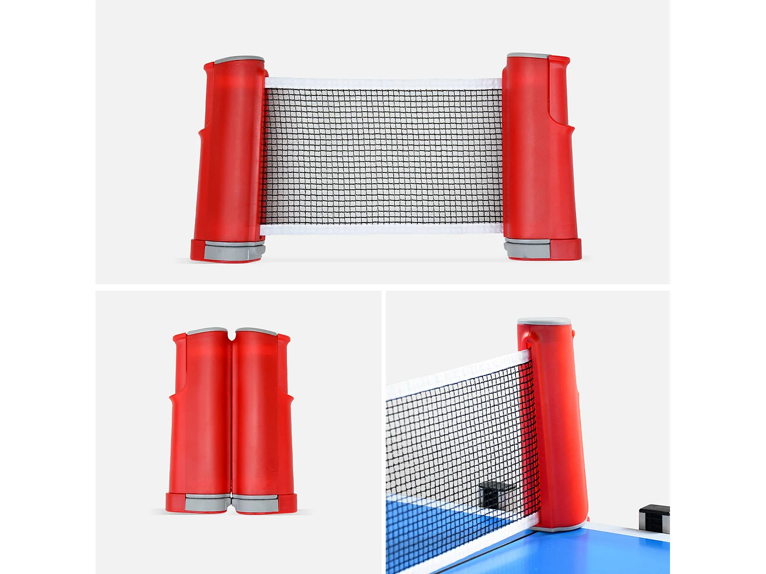 Tavolo da ping pong per esterni 274cm con 2 racchette e 3 palline +