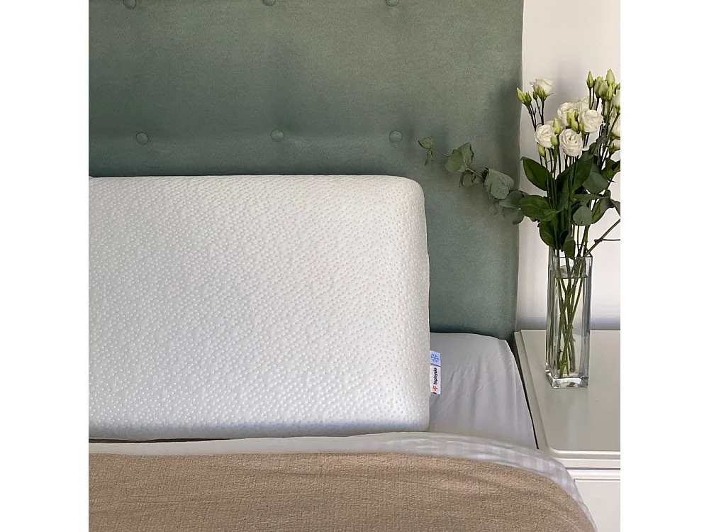 Oreiller Infusé au Gel Rafraîchissant - 60x40  Technologie de Refroidissement Avancée - ClimaConfort ICE