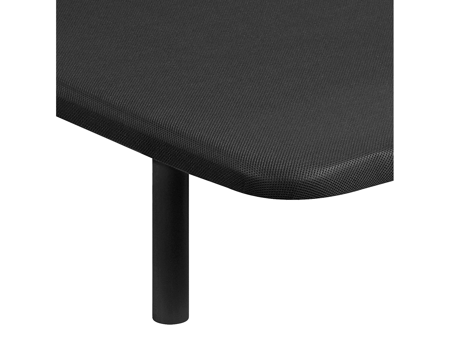 Base tapizada 105x200cm | PIKOLIN | Negro | 4 Patas | Montaje incl