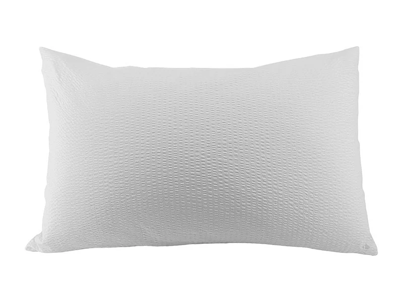 Taie d'oreiller 50x70 cm coton POPPY blanc