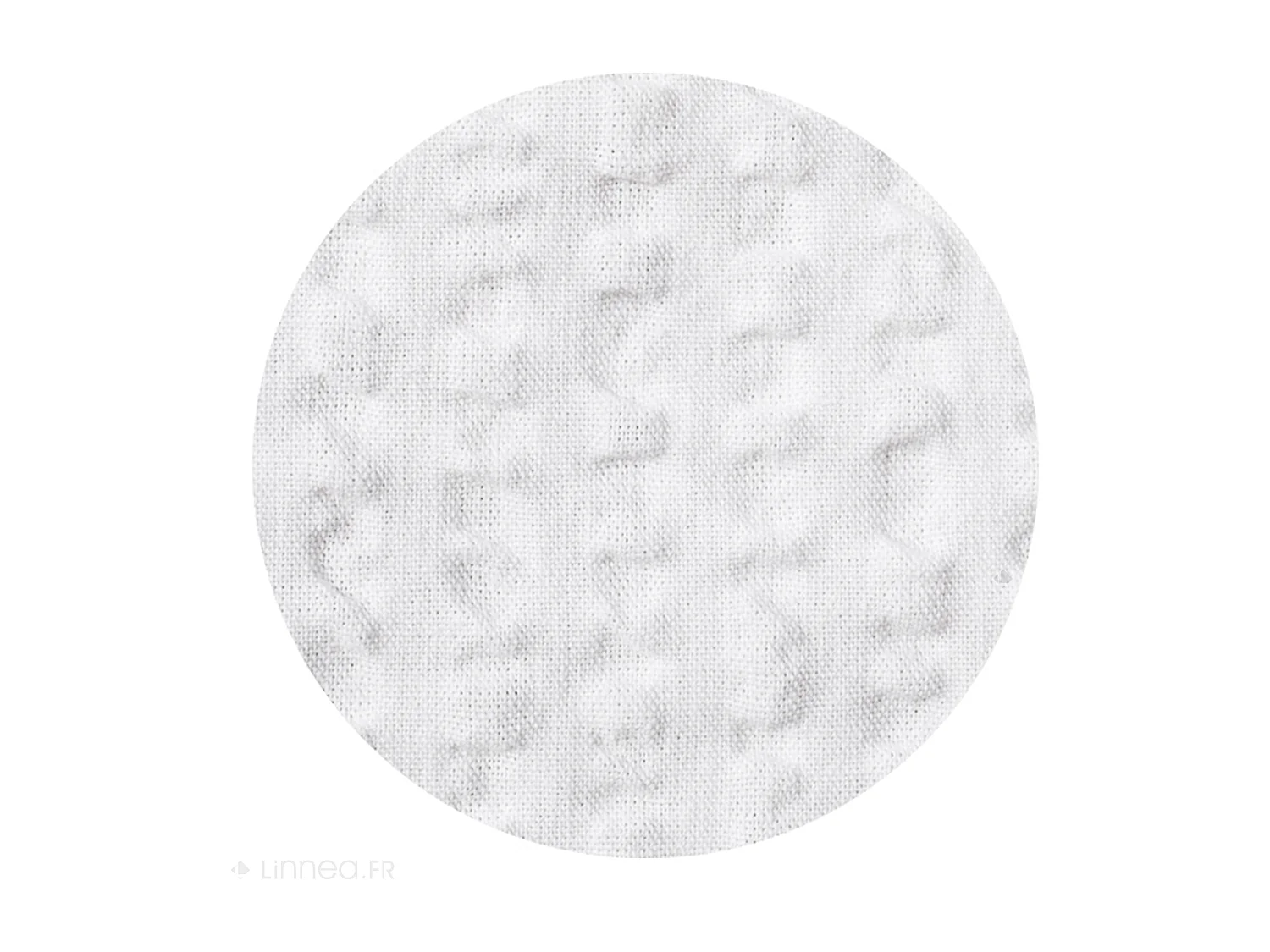 Taie d'oreiller 50x70 cm coton POPPY blanc