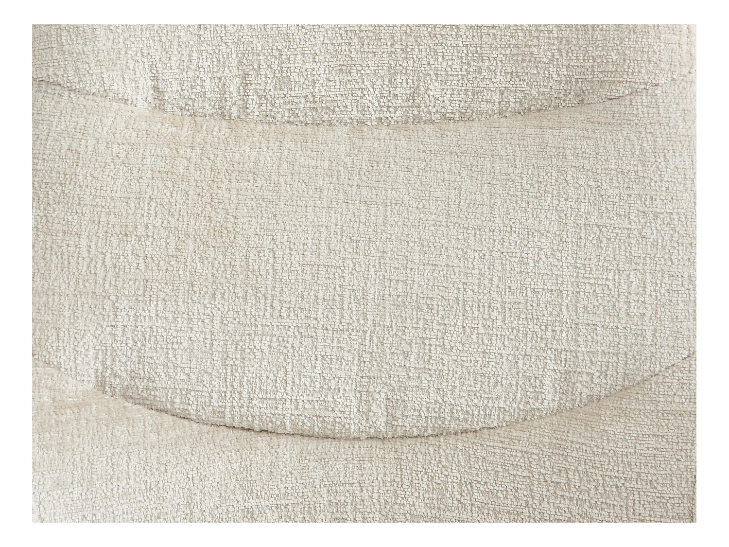 Sedia con braccioli in Tessuto testurizzato e Metallo Nero Panna - Lotto di 6 - JENANE