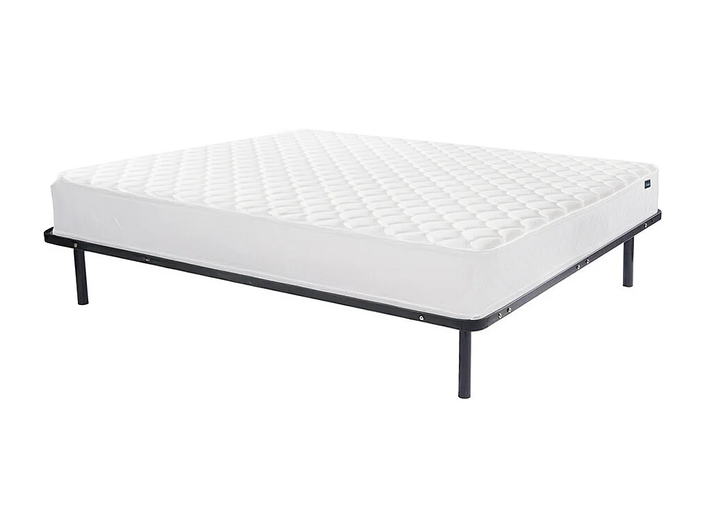 Ensemble 160 x 200 cm cadre à lattes + matelas mémoire de forme ép.15cm - PELOPS de YSMÉE