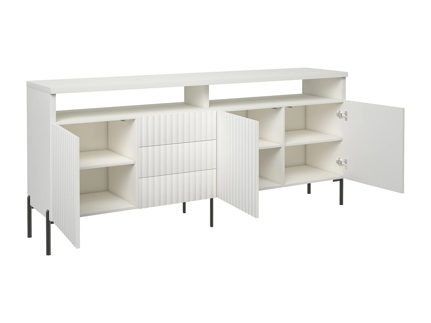 Credenza Zenith SB200 3D3S 200x45x89 Bianco