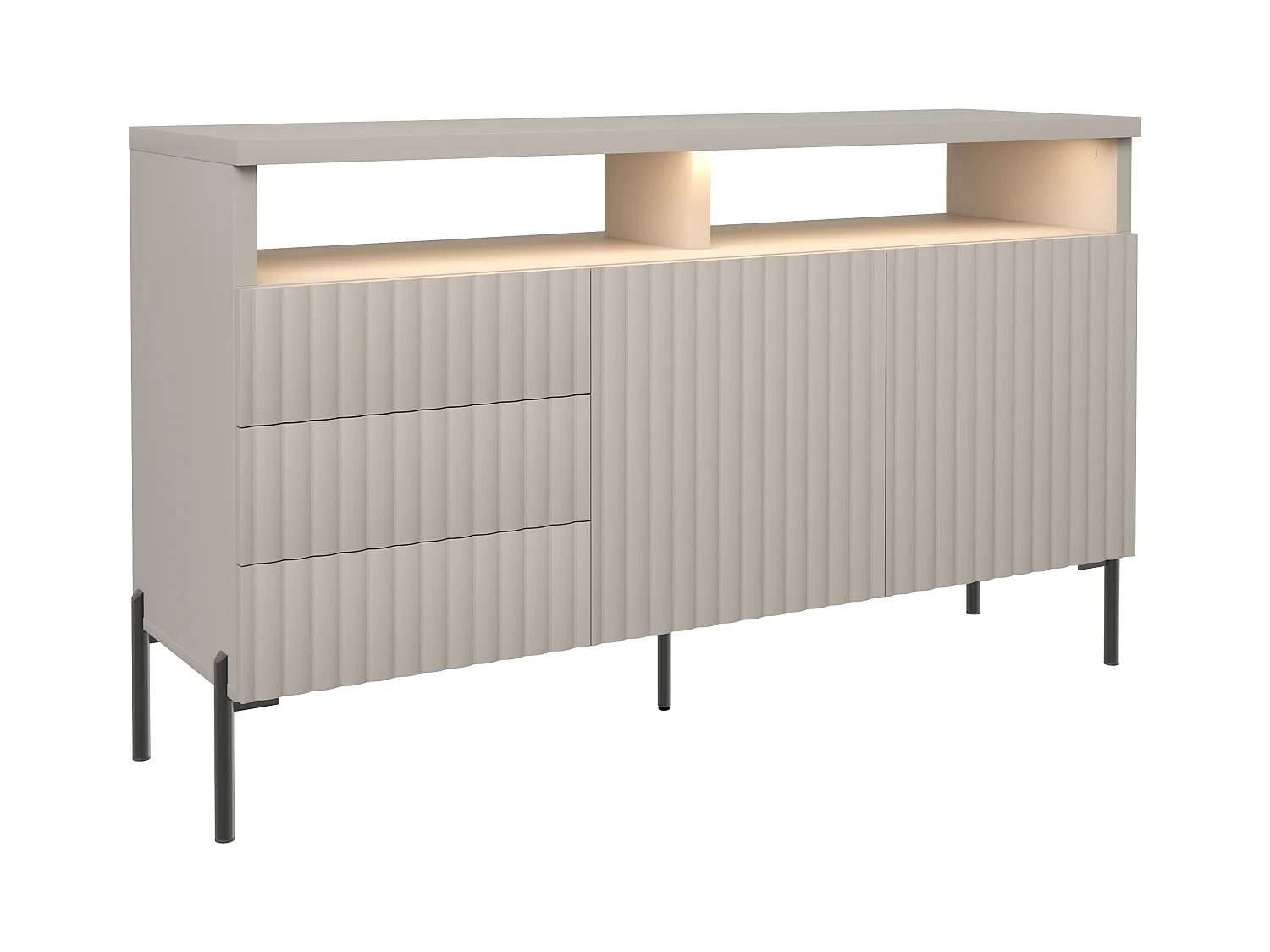 Credenza Zenith SB150 2D3S 150x45x89 Beige