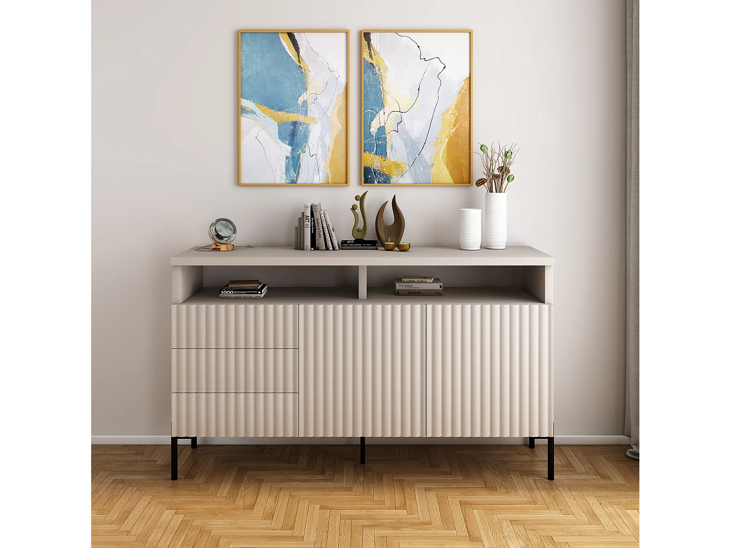 Credenza Zenith SB150 2D3S 150x45x89 Beige