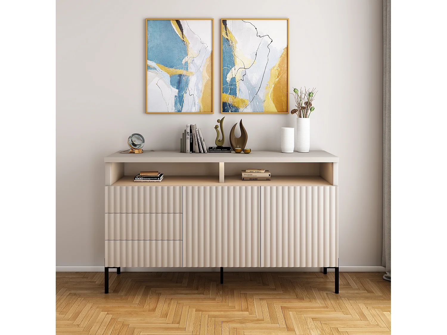 Credenza Zenith SB150 2D3S 150x45x89 Beige