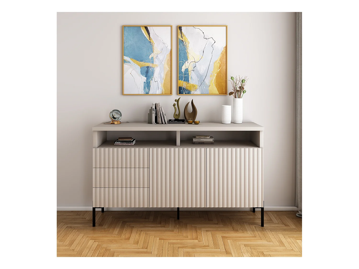 Sideboard Zenith SB150 2D3S 150x45x89 Beige