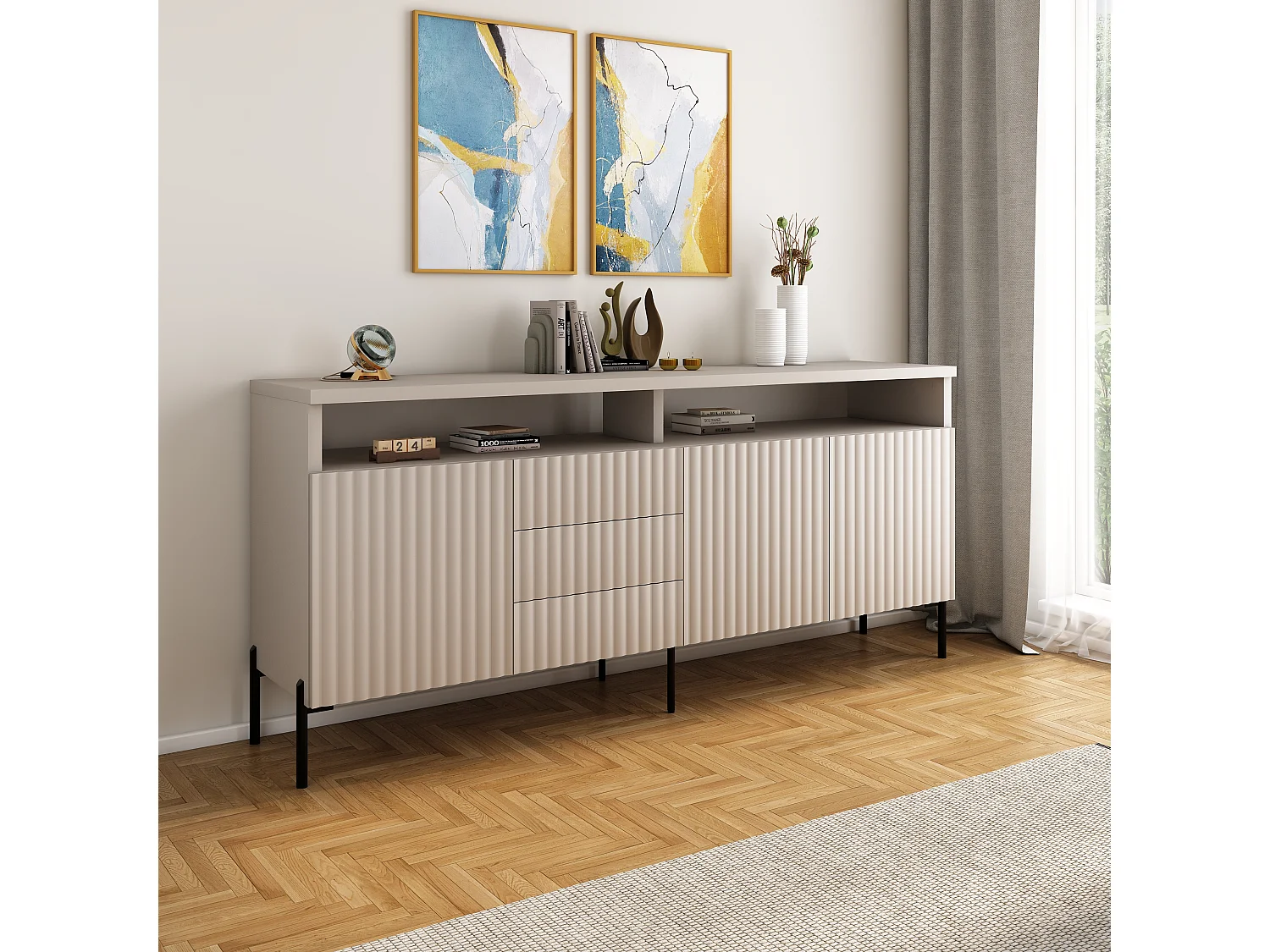 Buffet Zenith SB200 3D3S 200x45x89 Beige