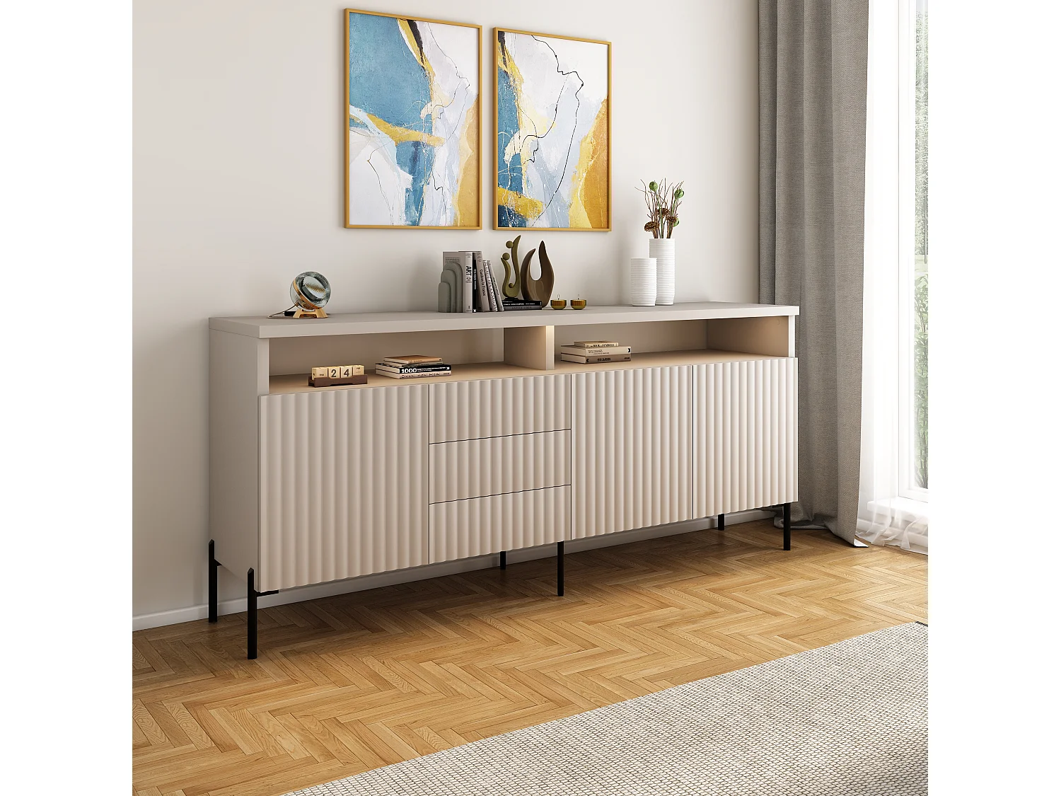 Buffet Zenith SB200 3D3S 200x45x89 Beige