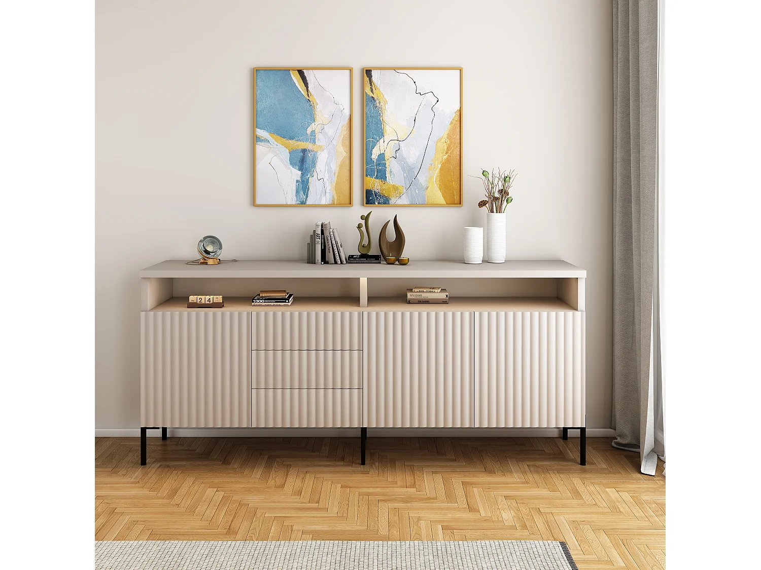 Buffet Zenith SB200 3D3S 200x45x89 Beige