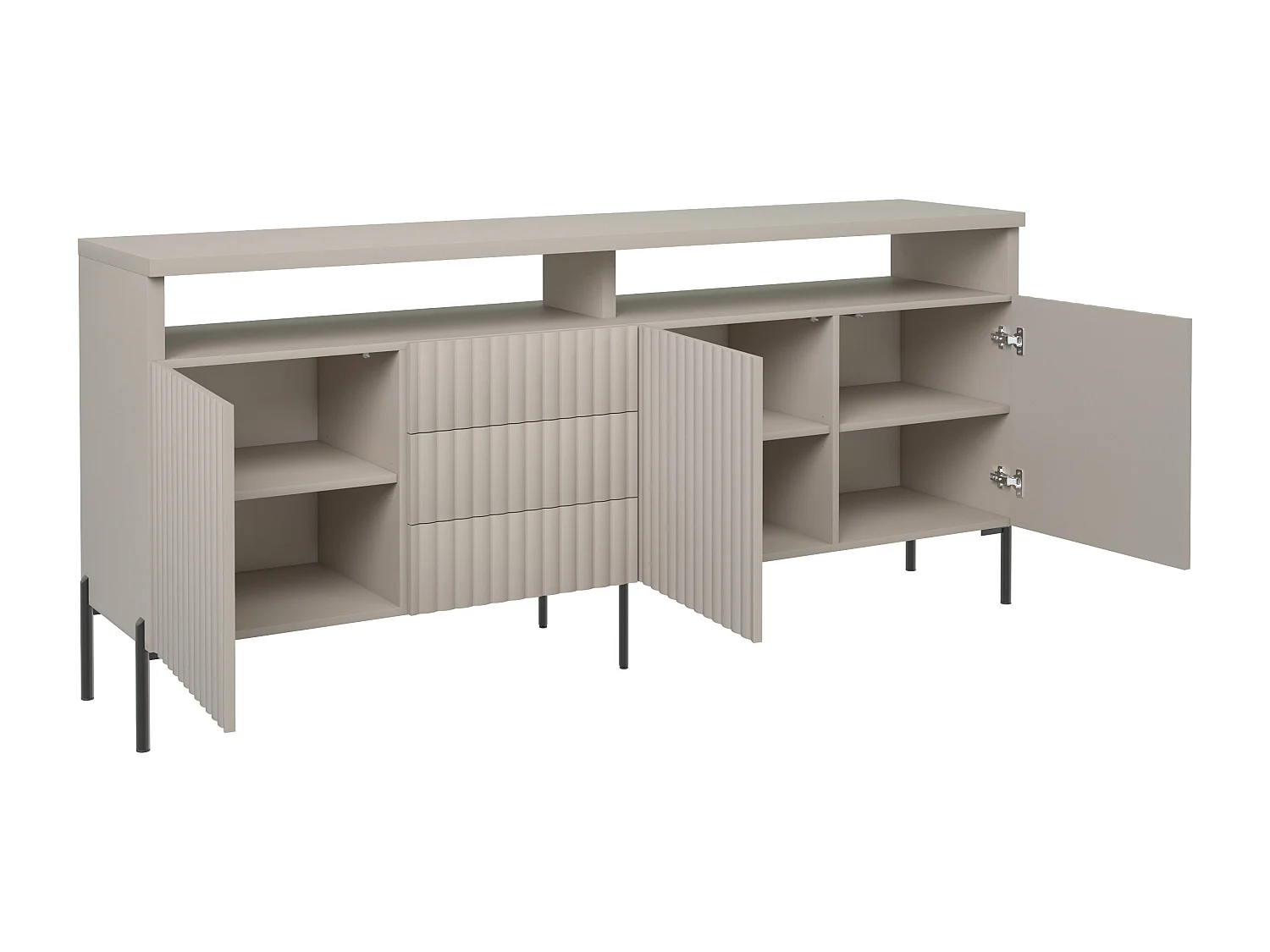 Aparador Zenith SB200 3D3S 200x45x89 Bege