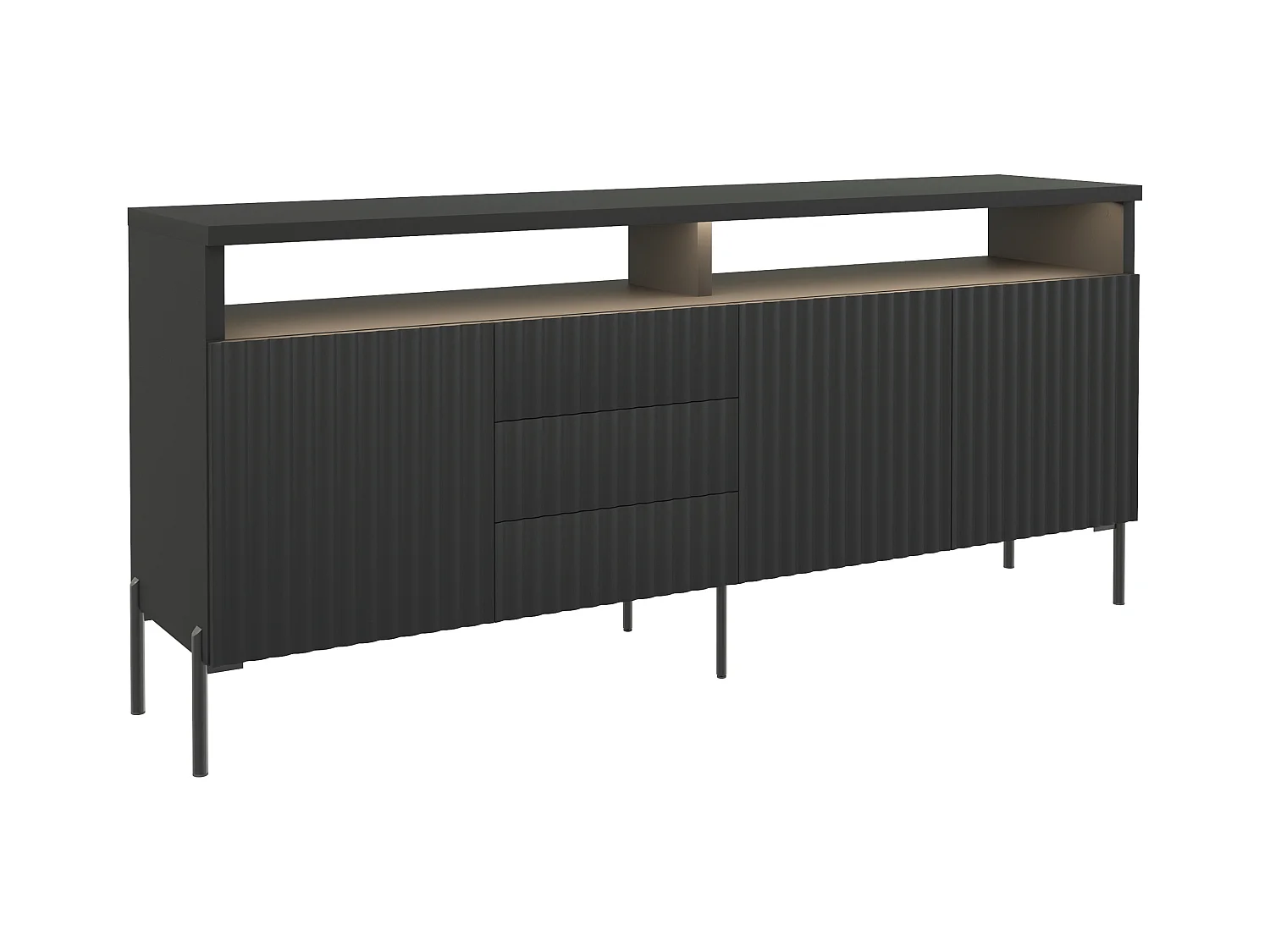 Buffet Zenith SB200 3D3S 200x45x89 Noir