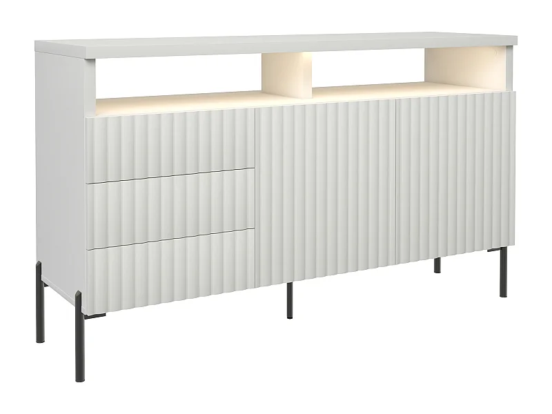 Credenza Zenith SB150 2D3S 150x45x89 Bianco