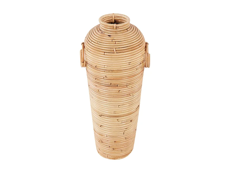Dekovase ELATIA Rattan 50 cm Naturfarben