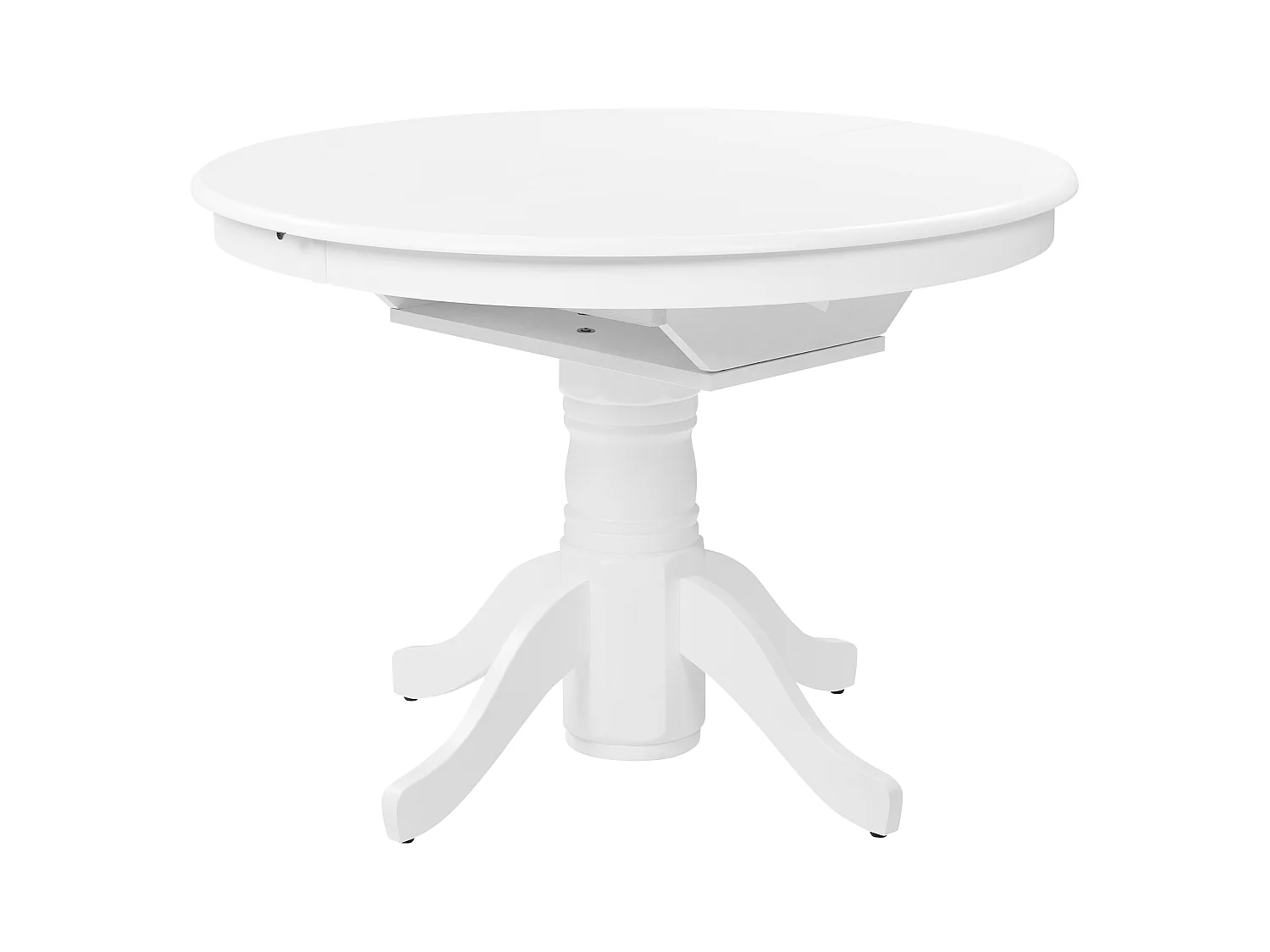 Table de salle à manger extensible AKRON Blanc 106/150 cm 106 cm