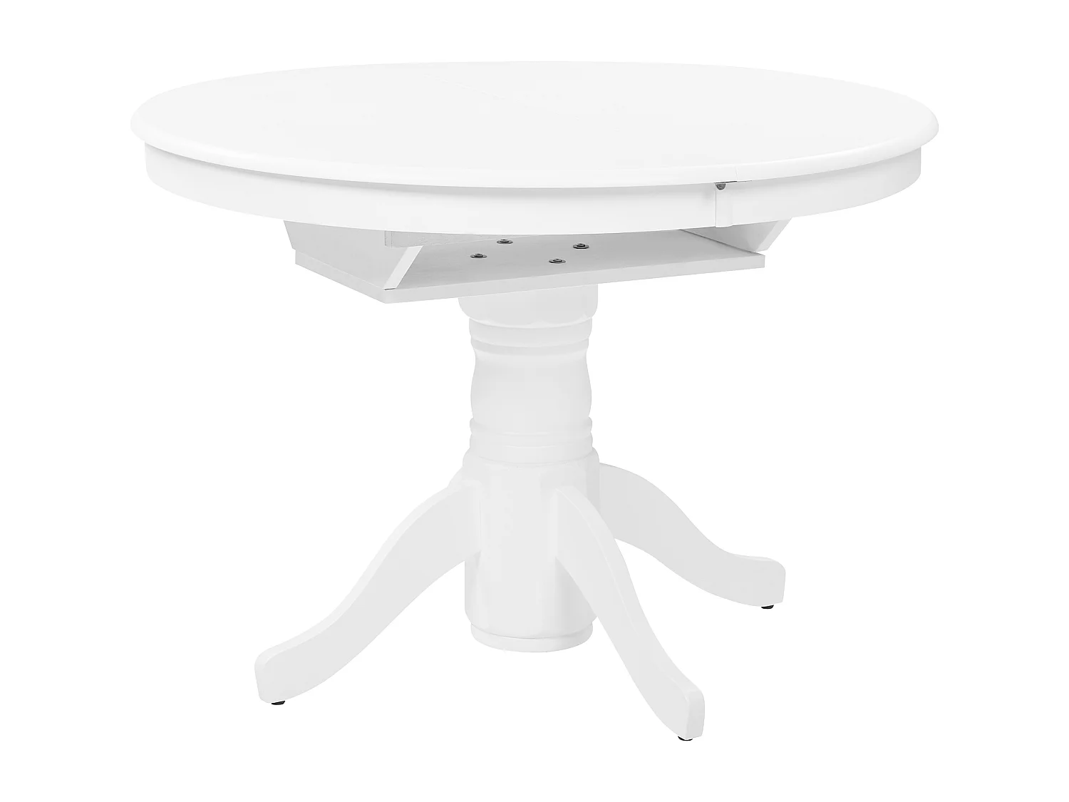 Table de salle à manger extensible AKRON Blanc 106/150 cm 106 cm