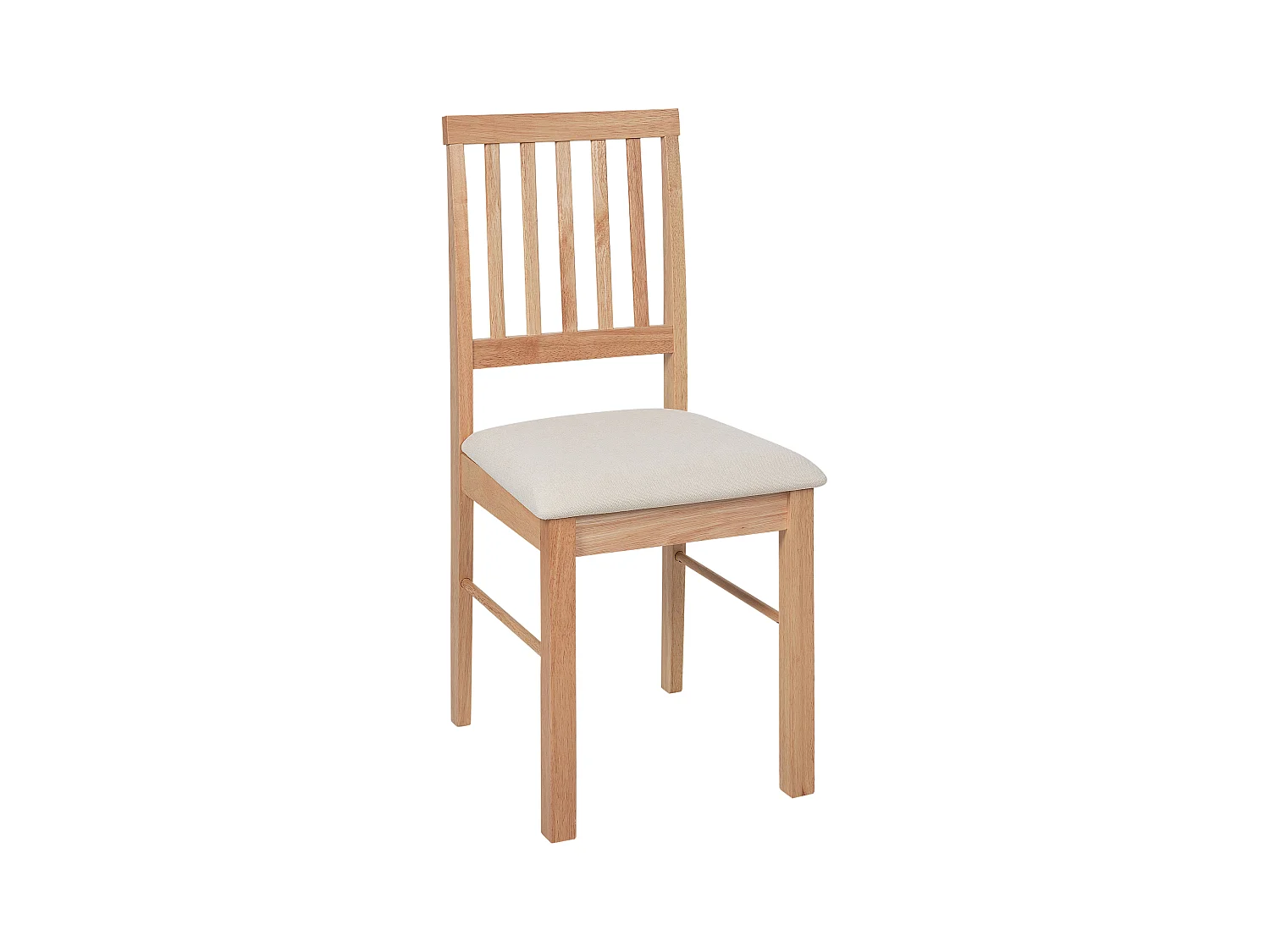 Lot de 2 chaises de salle à manger ORONO Bois Marron clair