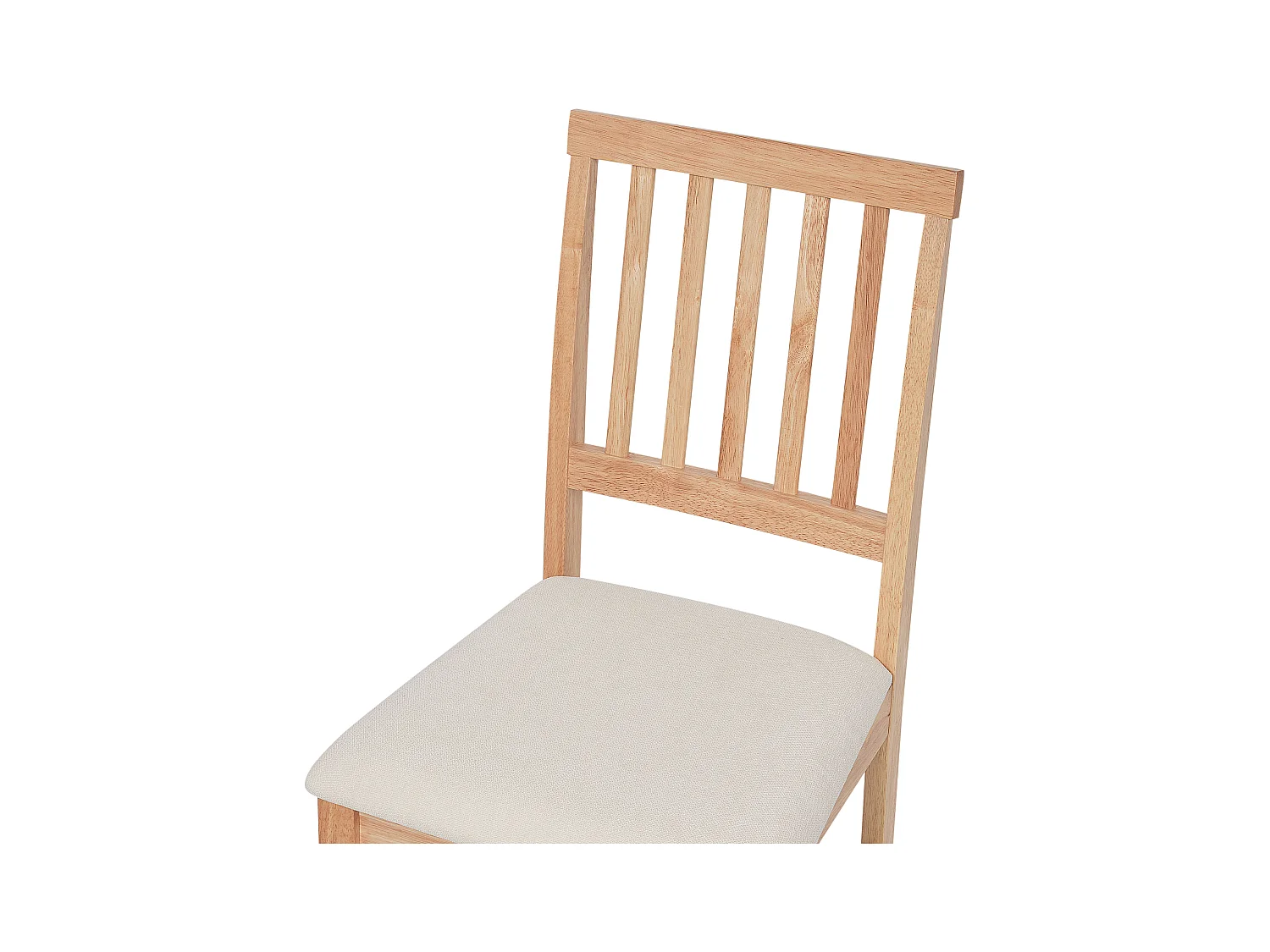 Lot de 2 chaises de salle à manger ORONO Bois Marron clair