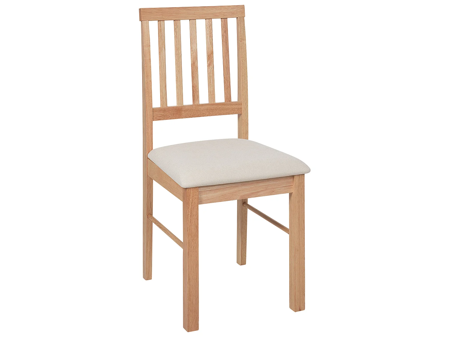 Lot de 2 chaises de salle à manger ORONO Bois Marron clair