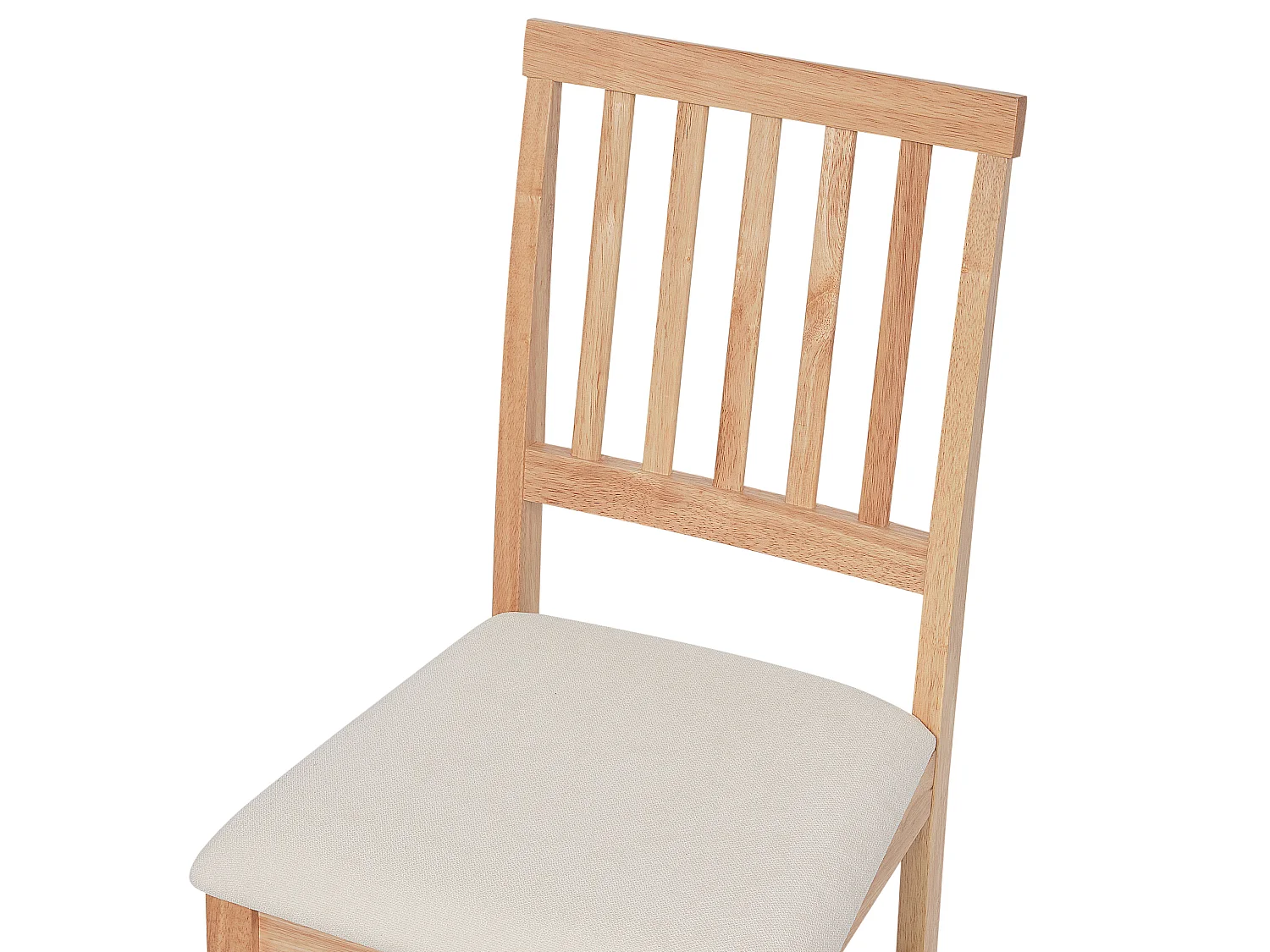 Lot de 2 chaises de salle à manger ORONO Bois Marron clair