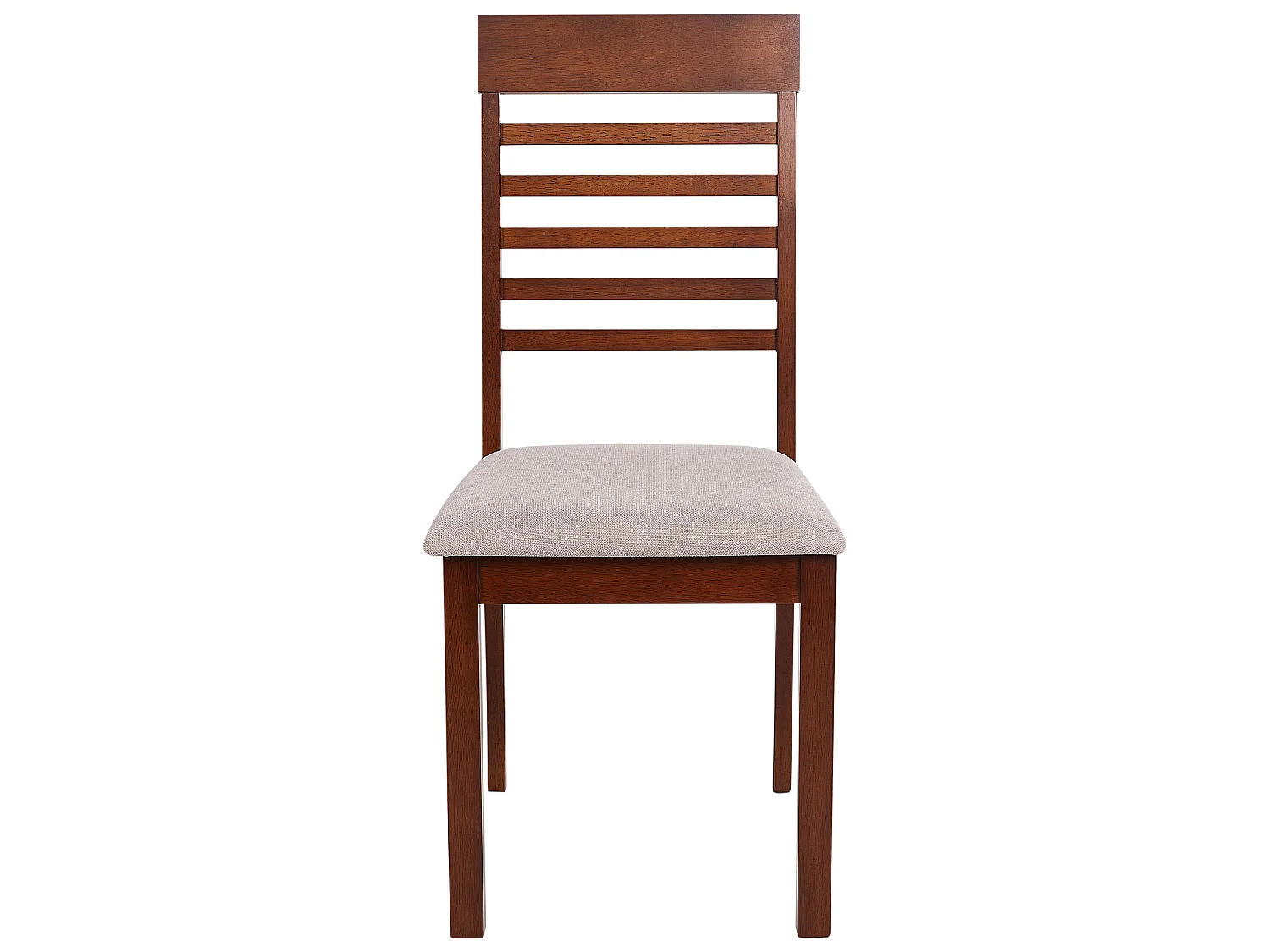 Lot de 2 chaises de salle à manger ORTLEY Bois Marron foncé