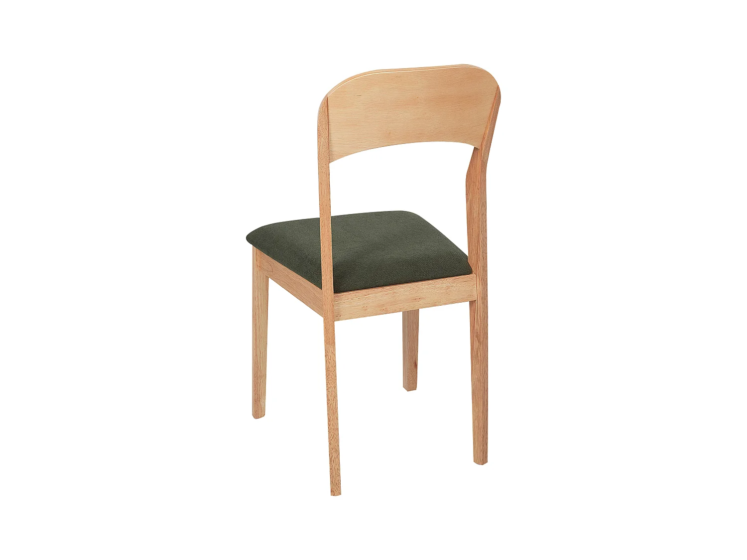 Conjunto de 2 sillas de comedor ALVIN Madera Madera clara