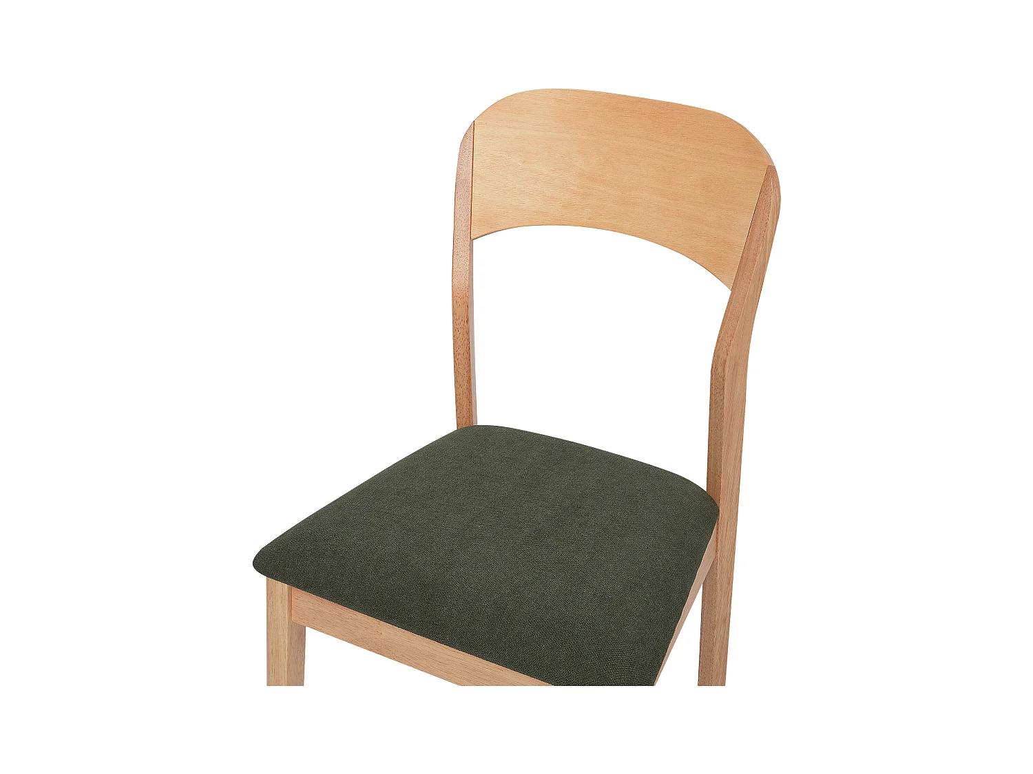 Conjunto de 2 sillas de comedor ALVIN Madera Madera clara