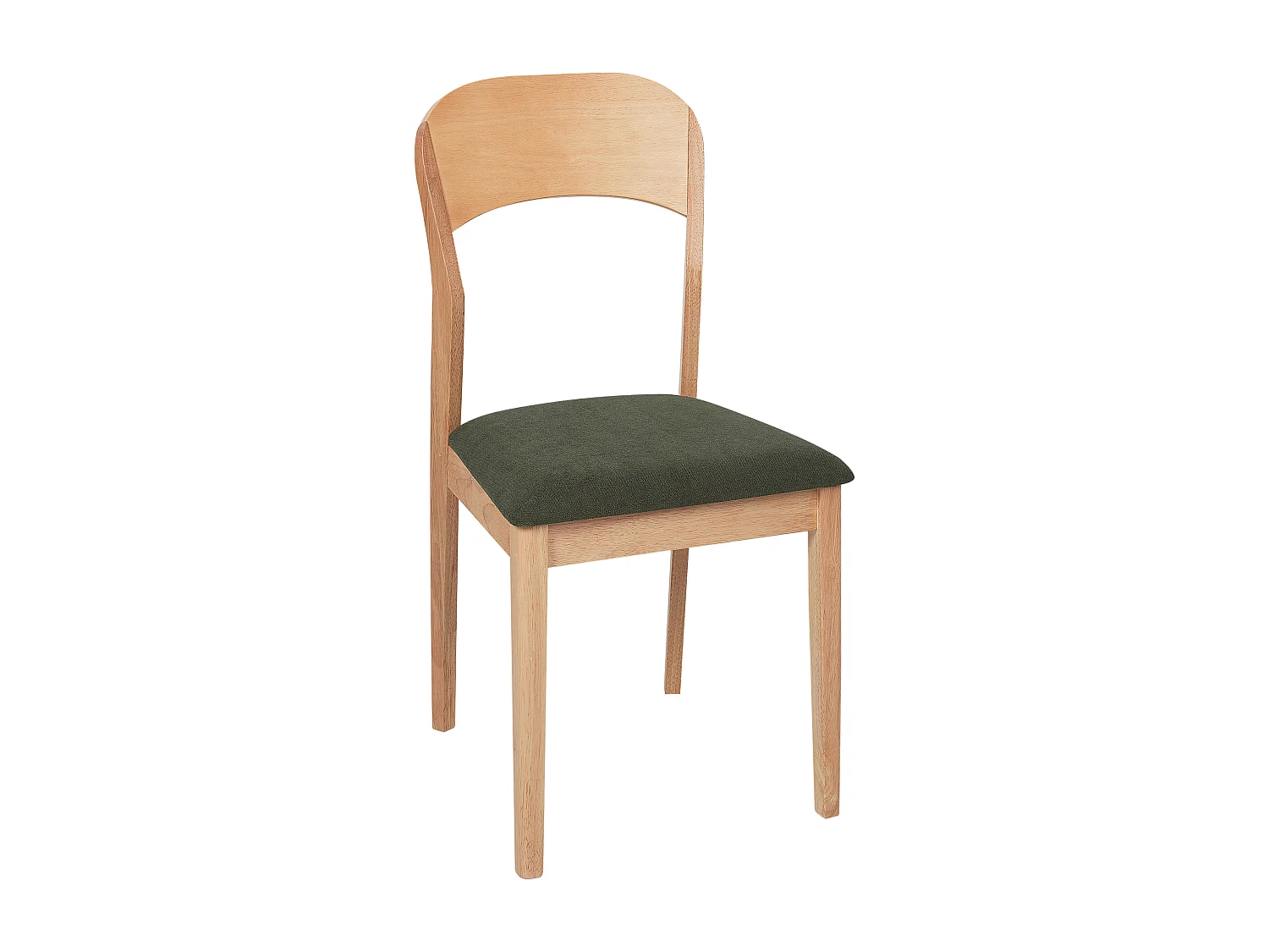 Set van 2 eetkamerstoelen ALVIN Hout Lichtbruin