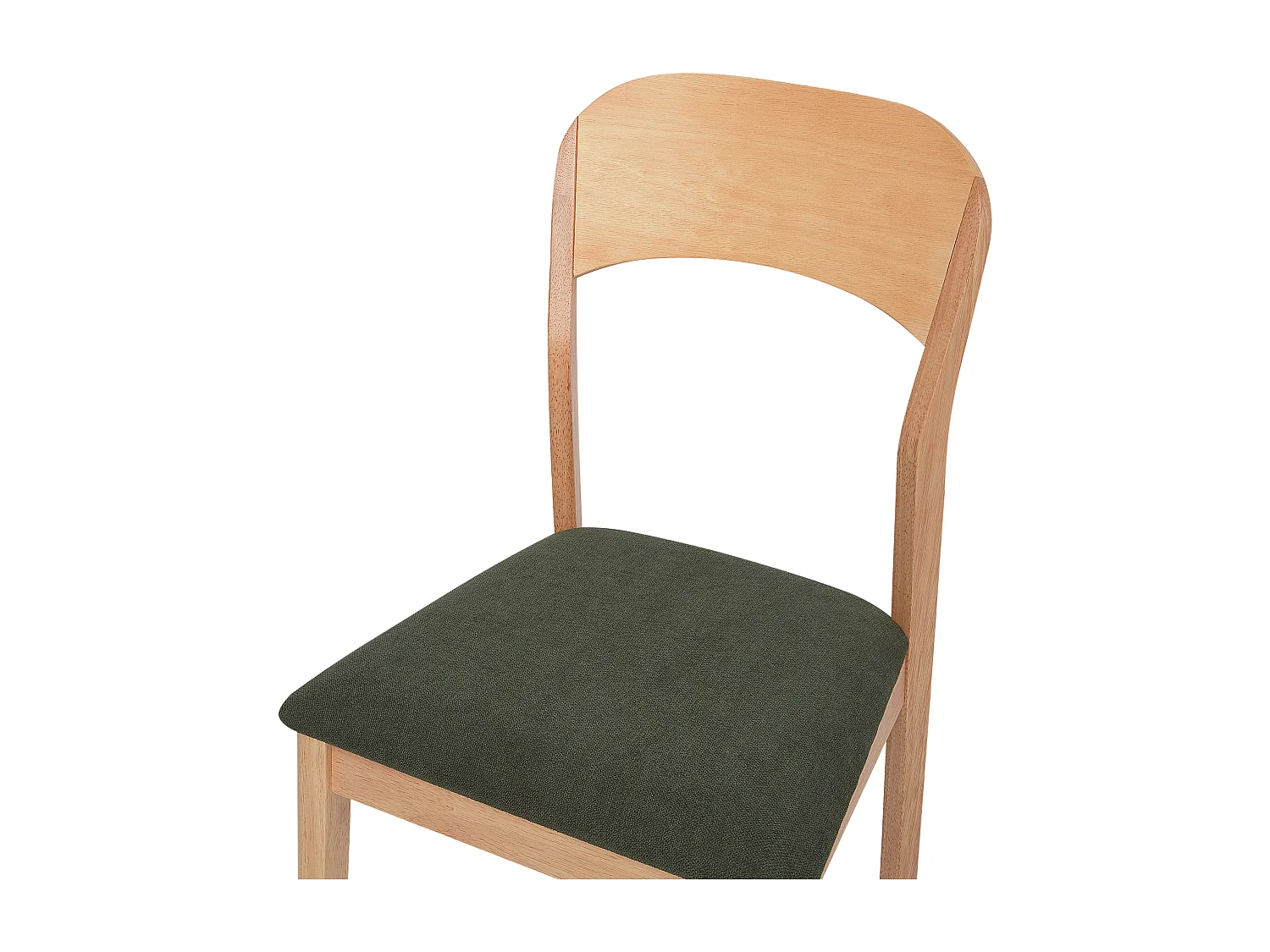 Set van 2 eetkamerstoelen ALVIN Hout Lichtbruin