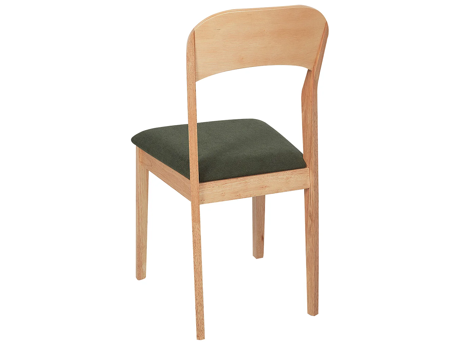 Lot de 2 chaises de salle à manger ALVIN Bois Marron clair