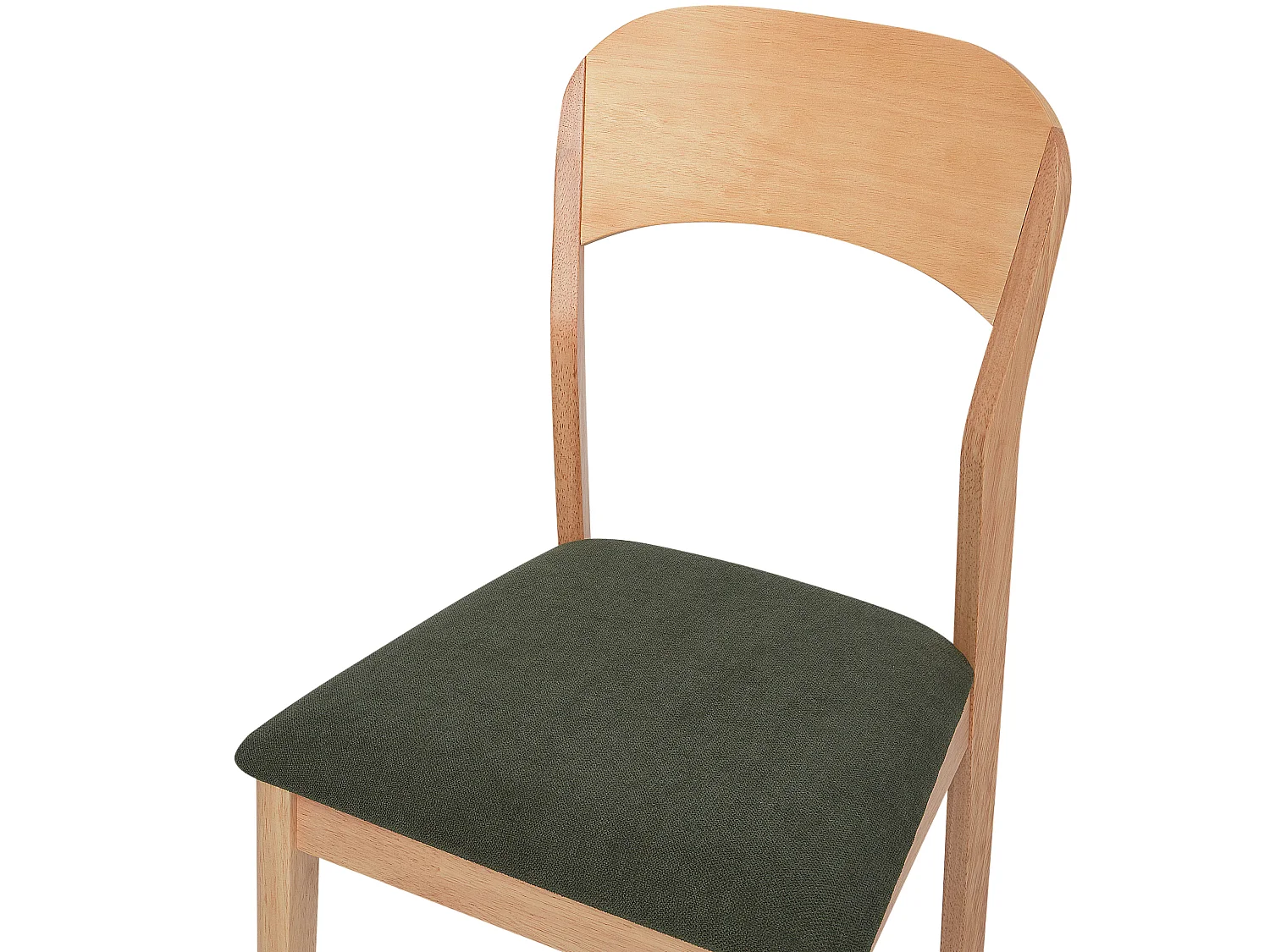 Lot de 2 chaises de salle à manger ALVIN Bois Marron clair