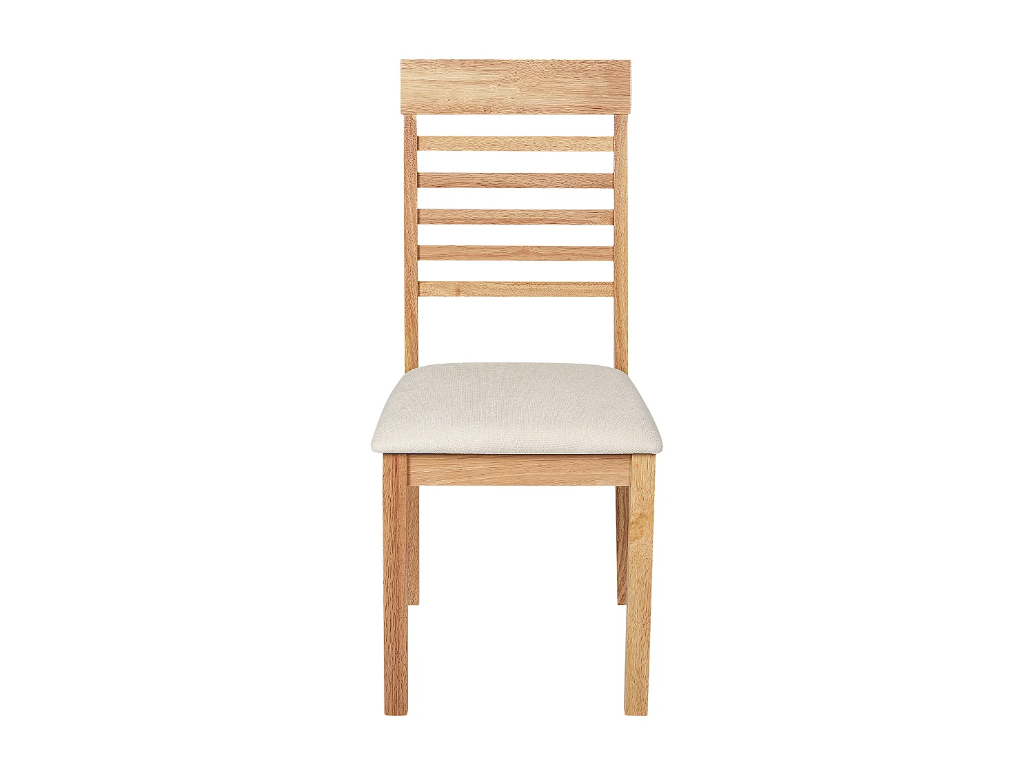 Set van 2 eetkamerstoelen ORTLEY Hout Lichte houtkleur
